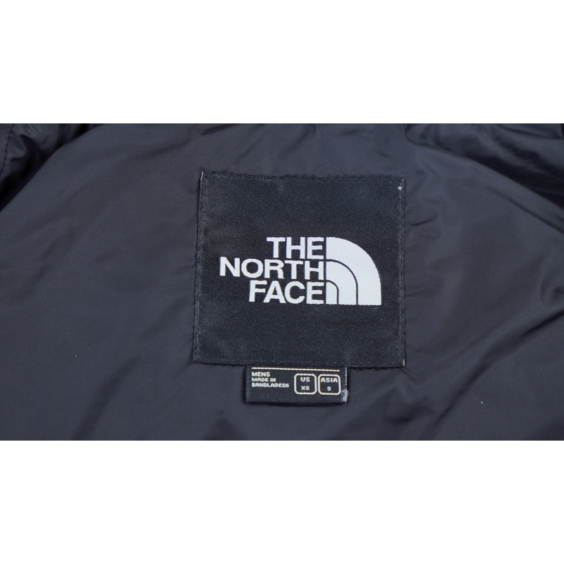 TheNorthFace Splicing White And Red Blackish Green