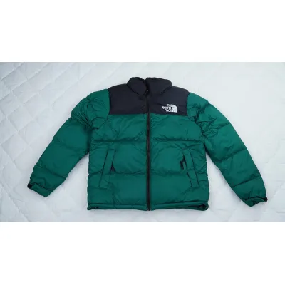 TheNorthFace Splicing White And Red Blackish Green 01