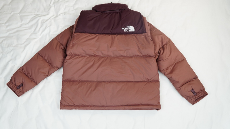 TheNorthFace Splicing White And Red Brown