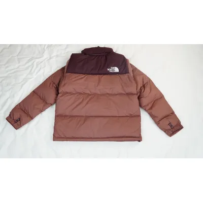 TheNorthFace Splicing White And Red Brown 02