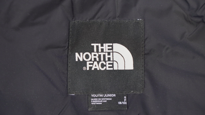 TheNorthFace Splicing White And Red Dirty Powder