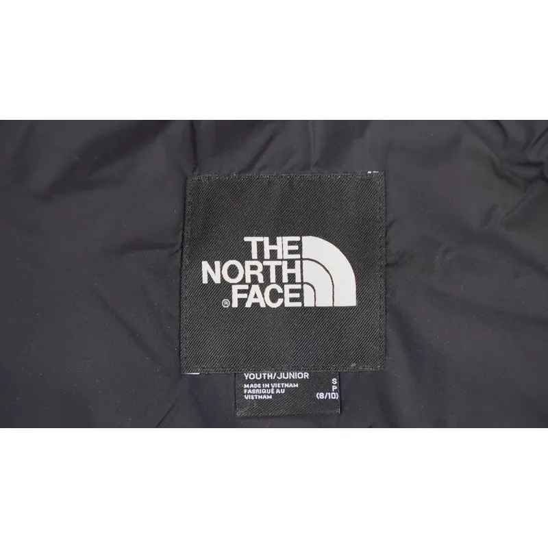 TheNorthFace Splicing White And Red Dirty Powder