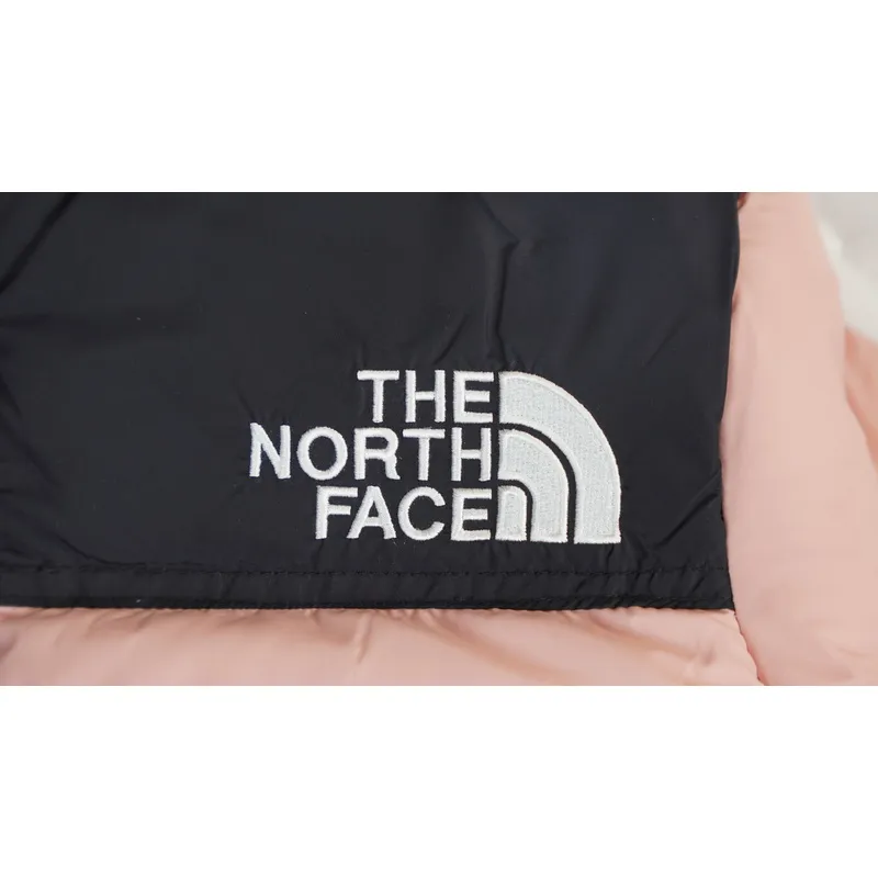 TheNorthFace Splicing White And Red Dirty Powder
