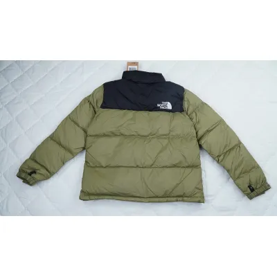 TheNorthFace Splicing White And Red Grass Green 02