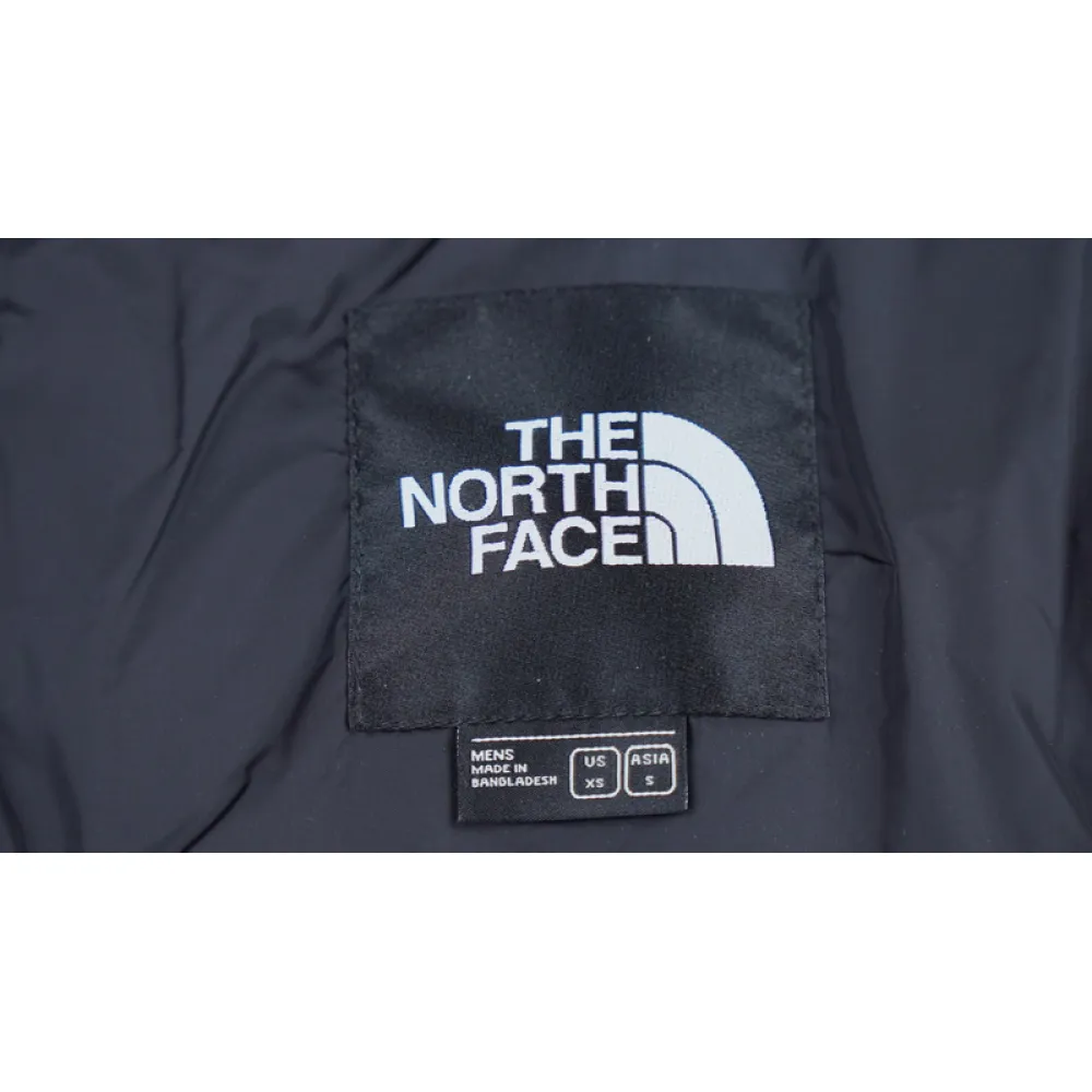 TheNorthFace Splicing White And Red Grass Green