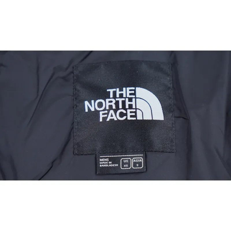 TheNorthFace Splicing White And Red Grass Green