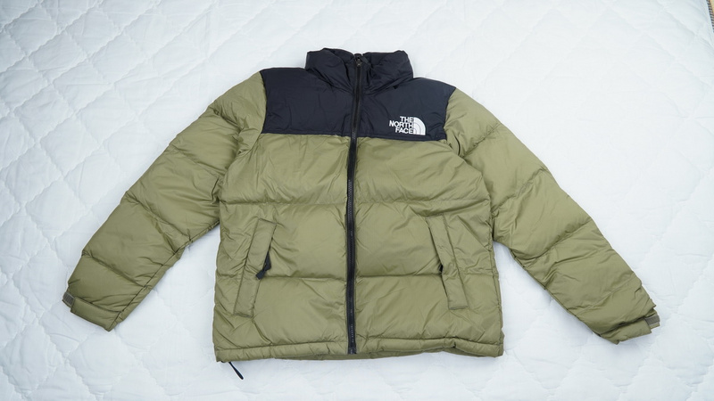 TheNorthFace Splicing White And Red Grass Green