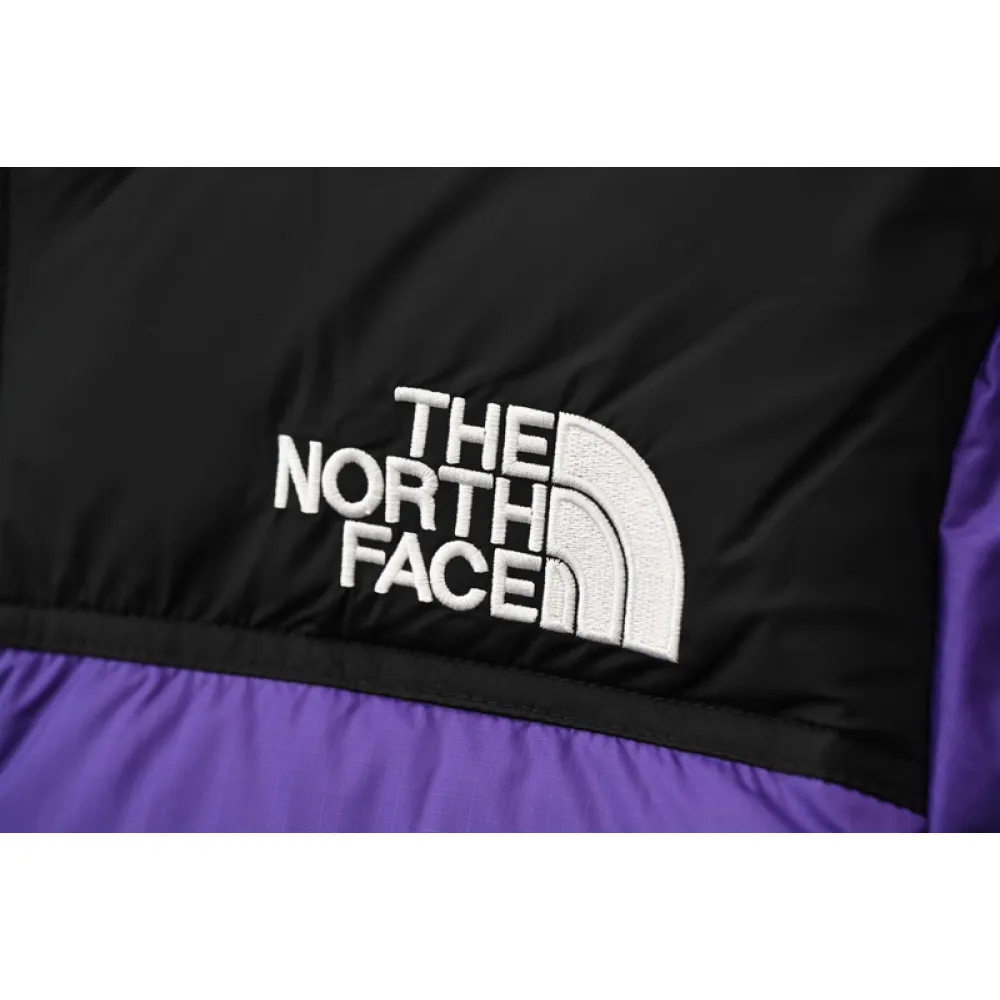 TheNorthFace Splicing White And Red Purple