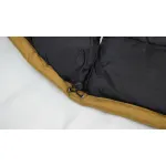 TheNorthFace Splicing White And Red Yellowish Brown