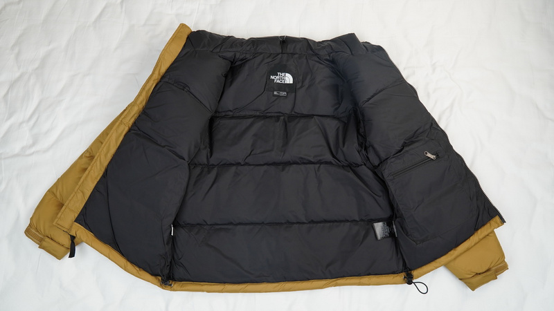 TheNorthFace Splicing White And Red Yellowish Brown