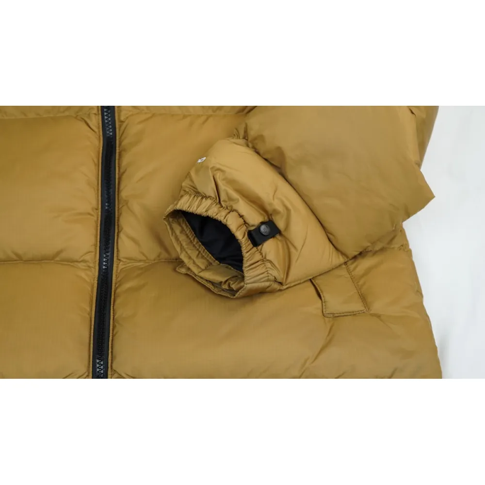 TheNorthFace Splicing White And Red Yellowish Brown