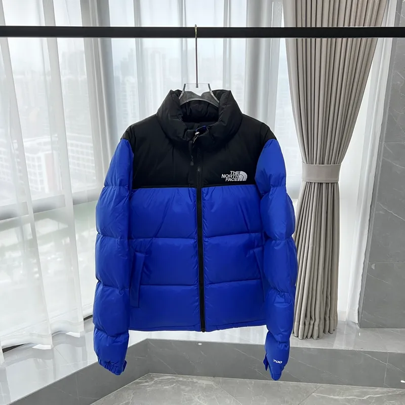 TheNorthFace Splicing White And Sapphire Blue