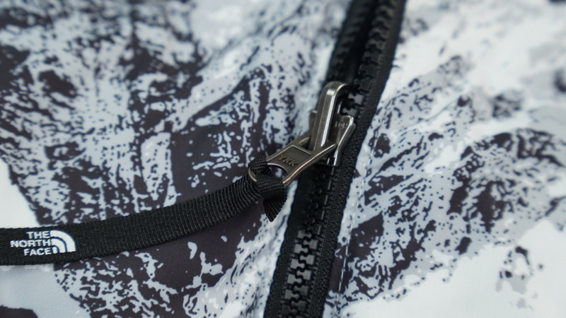 TheNorthFace Splicing White And Snow Mountain