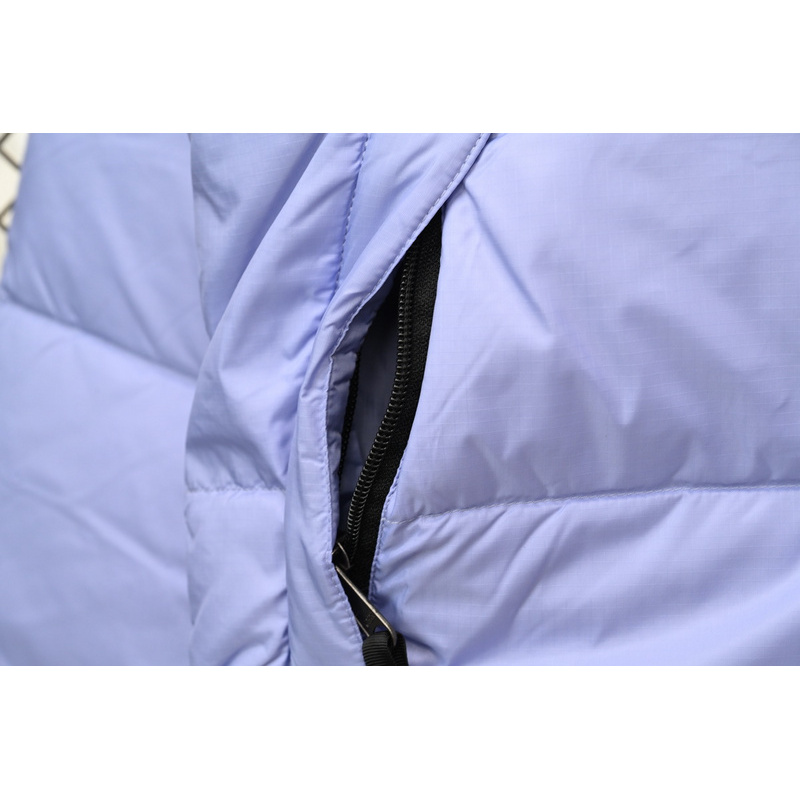 TheNorthFace Splicing White And Taro Purple