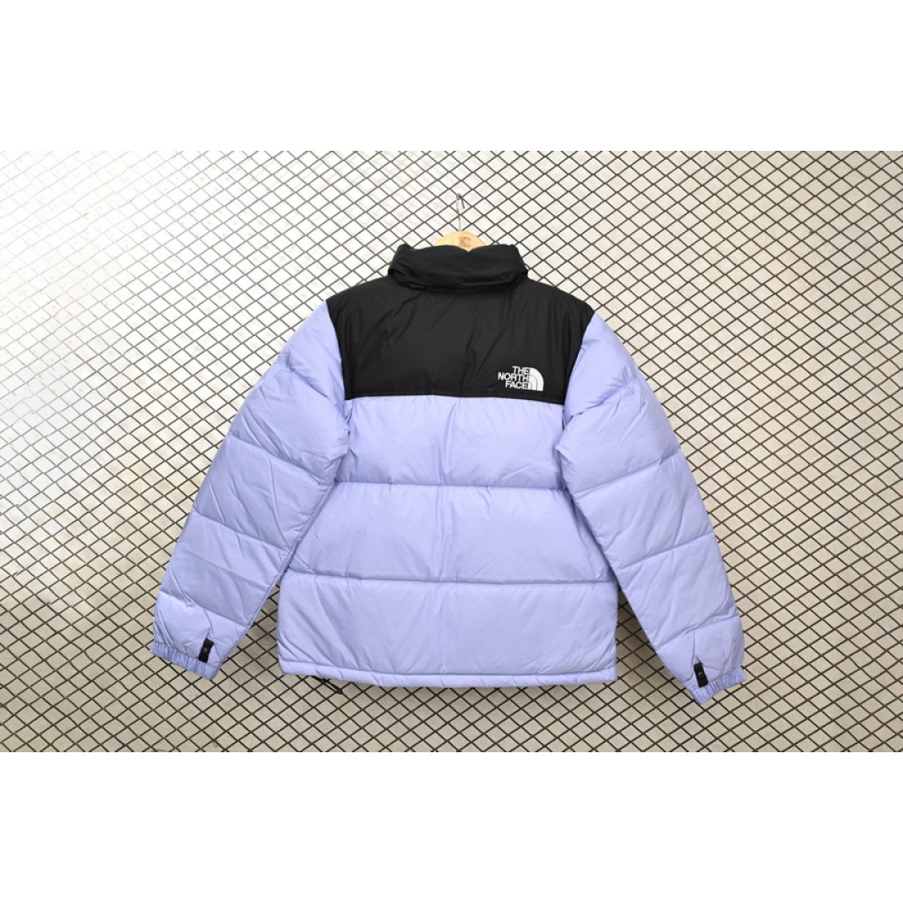 TheNorthFace Splicing White And Taro Purple