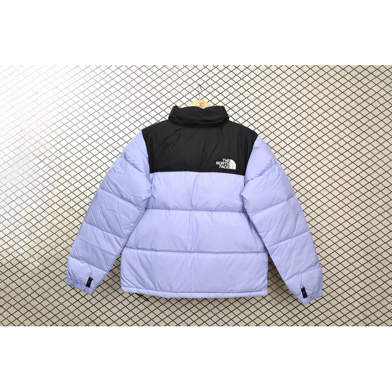 TheNorthFace Splicing White And Taro Purple