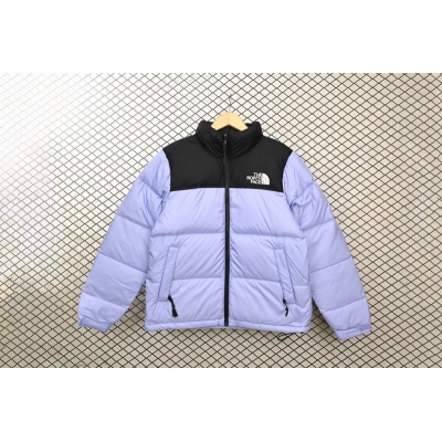 TheNorthFace Splicing White And Taro Purple