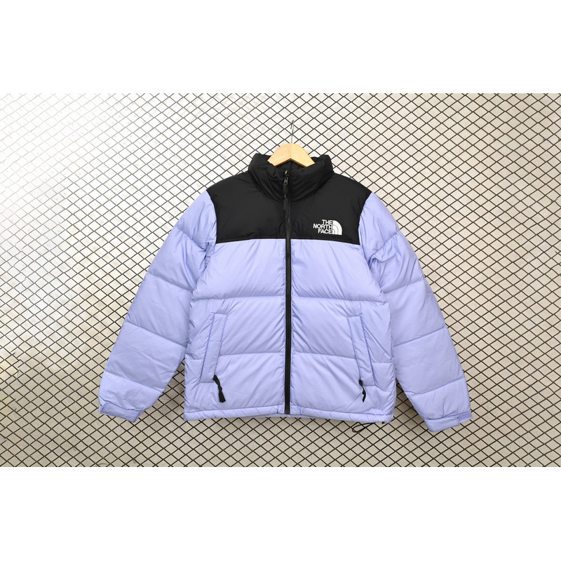 TheNorthFace Splicing White And Taro Purple