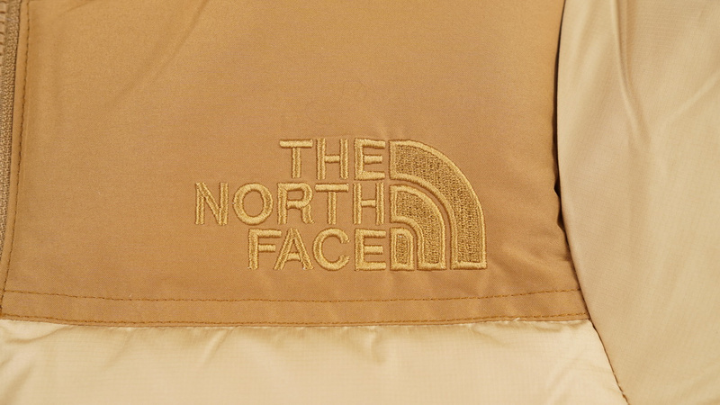 TheNorthFace Splicing White And Wheat