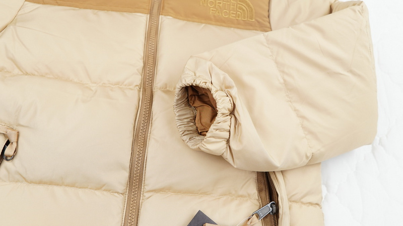 TheNorthFace Splicing White And Wheat