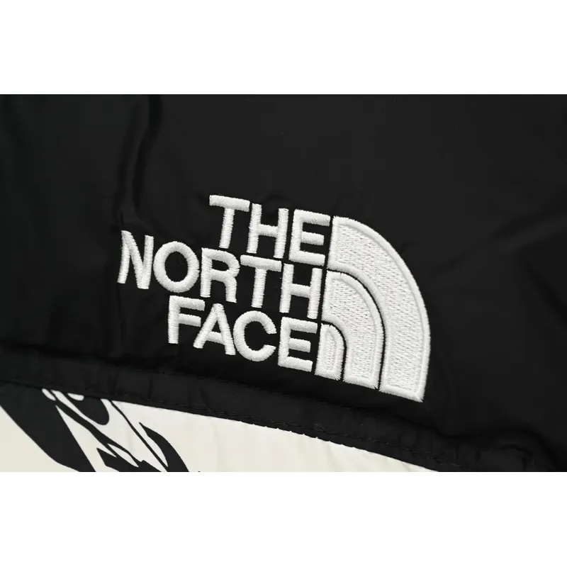 TheNorthFace Splicing White And White Zebra