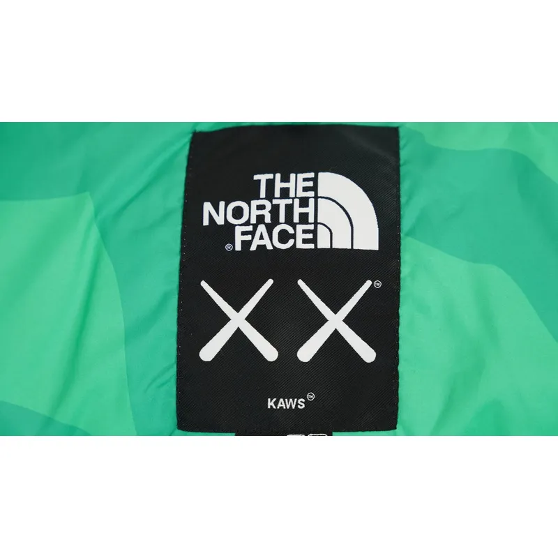 TheNorthFace Splicing White And XX Green
