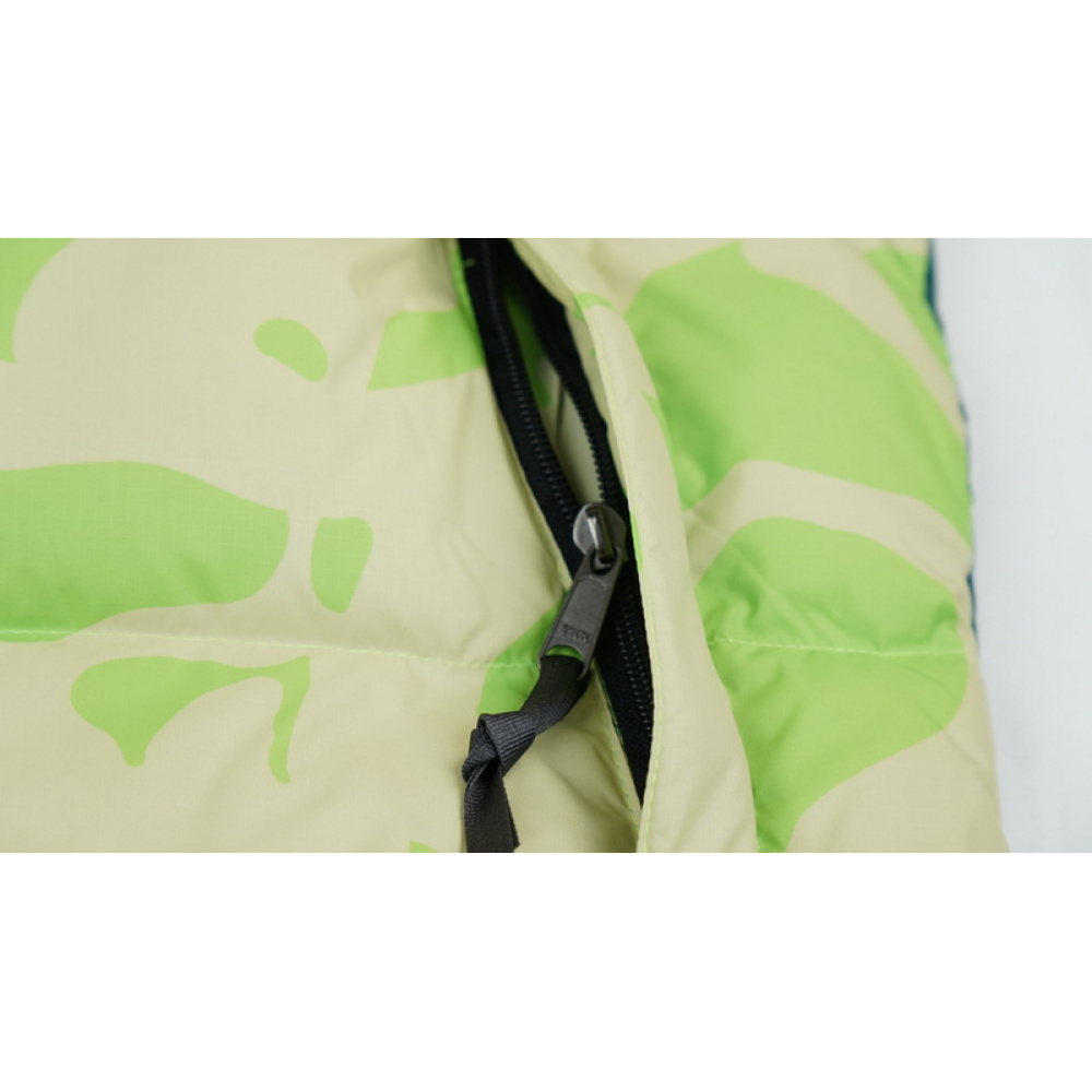 TheNorthFace Splicing White And XX Green