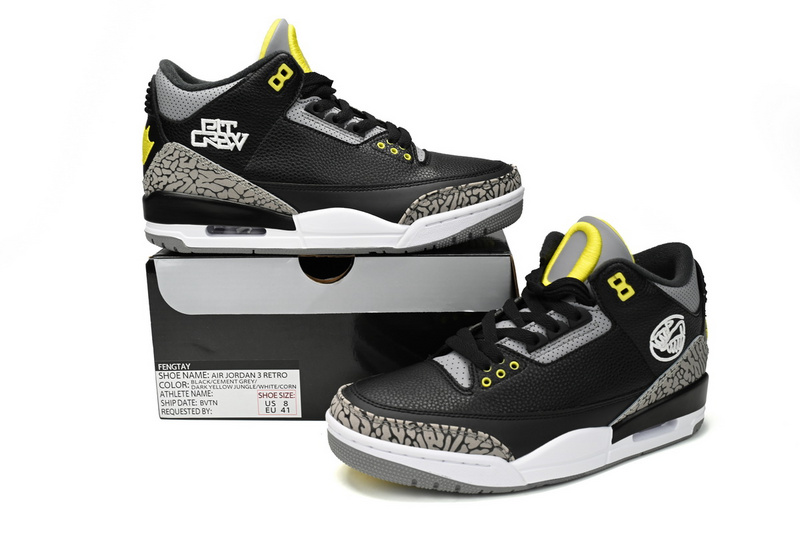PB Air Jordan 3 Retro 'Oregon Pit Crew'
