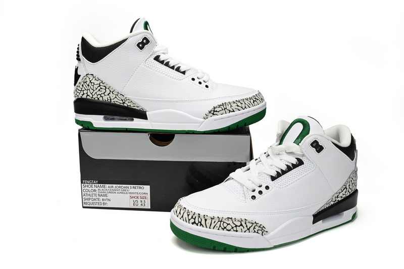 PB Buy Air Jordan 3 Retro 'Oregon Pit Crew - Home'