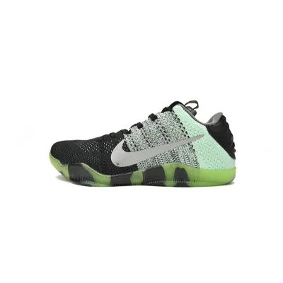 Nike Kobe 11 Low Easter Black and Green 01