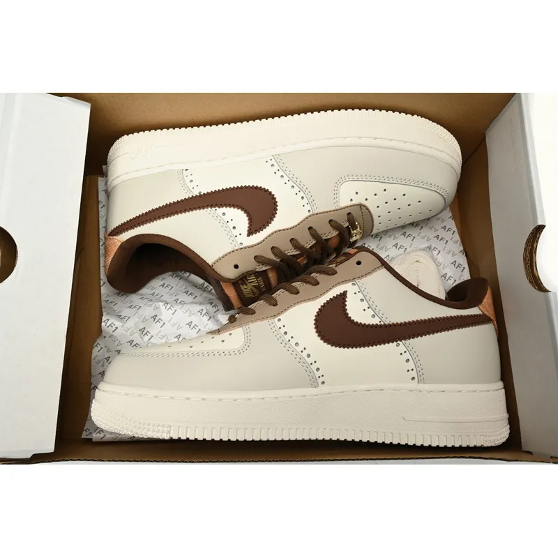 QF Nike Air Force 1 Low GS "Brogue Wingtip"