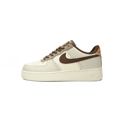 QF Nike Air Force 1 Low GS "Brogue Wingtip" 01