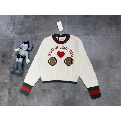 GUCCI Cardigan-Bear Heart 01