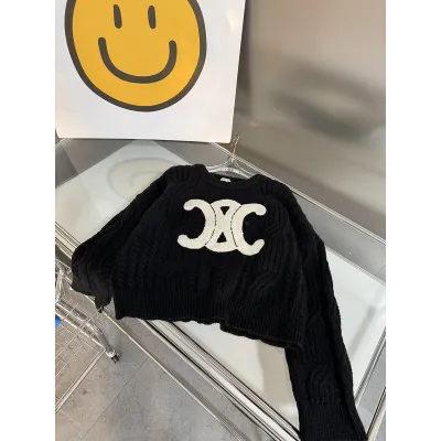 CELINE-Sweater simple logo 02