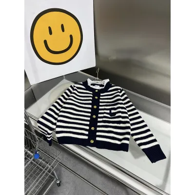 CELINE-Striped cardigan 01