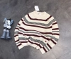 CELINE-Striped contrast sweater