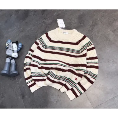 CELINE-Striped contrast sweater 01