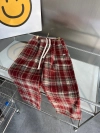 CELINE-Woolen plaid casual pants