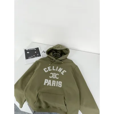 CELINE-Hoodie green 02