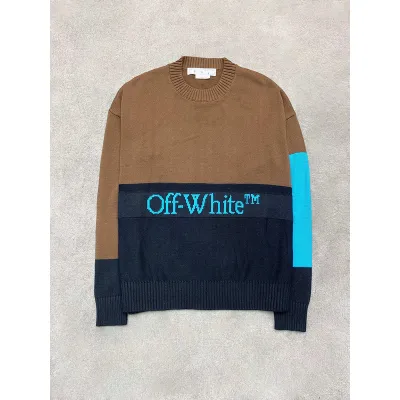 OFF WHITE-Colorblock sweater 01