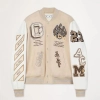 OFF WHITE-Baseball Jacket S009
