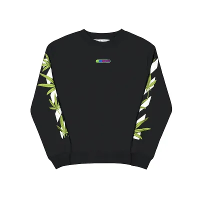 OFF WHITE-Hoodie leaves 01