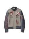 OFF WHITE-Baseball Jacket S016