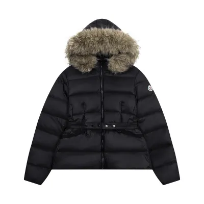 Moncler -Down jacket with Fox fur collar 01