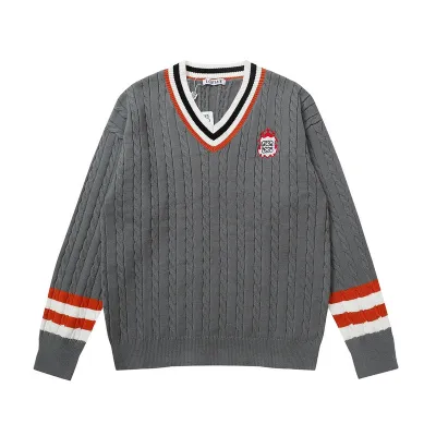 Loewe-Sweater Striped color block 01