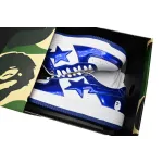 BP A Bathing Ape Bape Sta Low Blue and White Mirror Finish