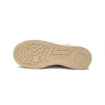BP A Bathing Ape Bape Sta Low Brown White Mirror Surface
