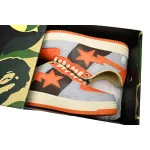 BP A Bathing Ape Bape Sta Low Grey orange Red