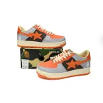 BP A Bathing Ape Bape Sta Low Grey orange Red