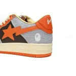 BP A Bathing Ape Bape Sta Low Grey orange Red
